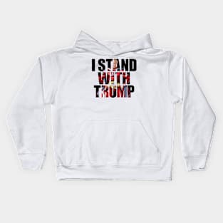 I Stand with Trump Kids Hoodie